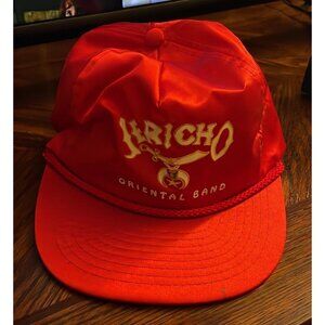 Vintage Jericho Oriental Band Silky Red Hat